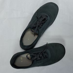 Sas Walk Easy Orthotic Shoe 9W Gray Suede